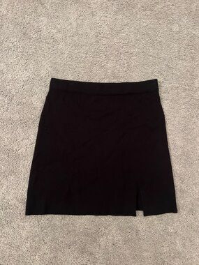 Lavish Black Mini Skirt